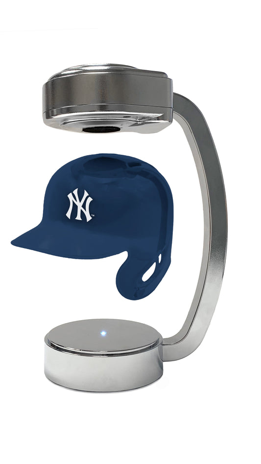 New York Yankees MLB Mini Hover Helmet W/ Chrome Base