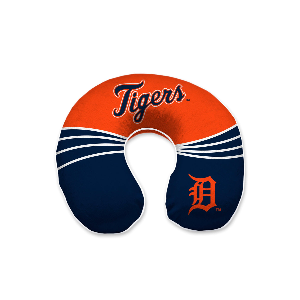 Detroit Tigers MLB Wave U-Neck Memory Foam Travel Pillow