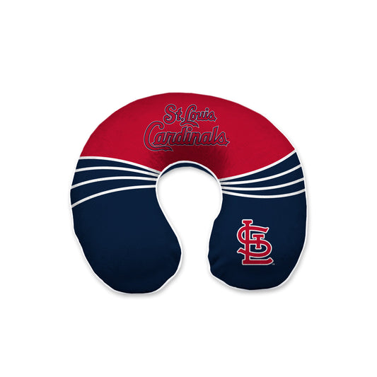 St. Louis Cardinals MLB Wave U-Neck Memory Foam Travel Pillow