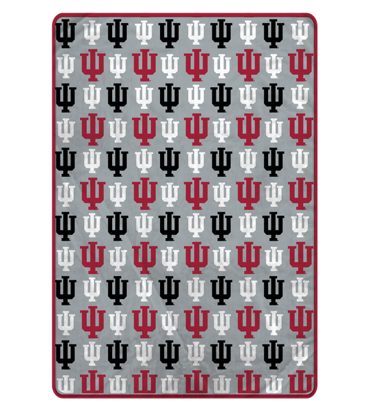 NCAA Repeating Logo Blanket
