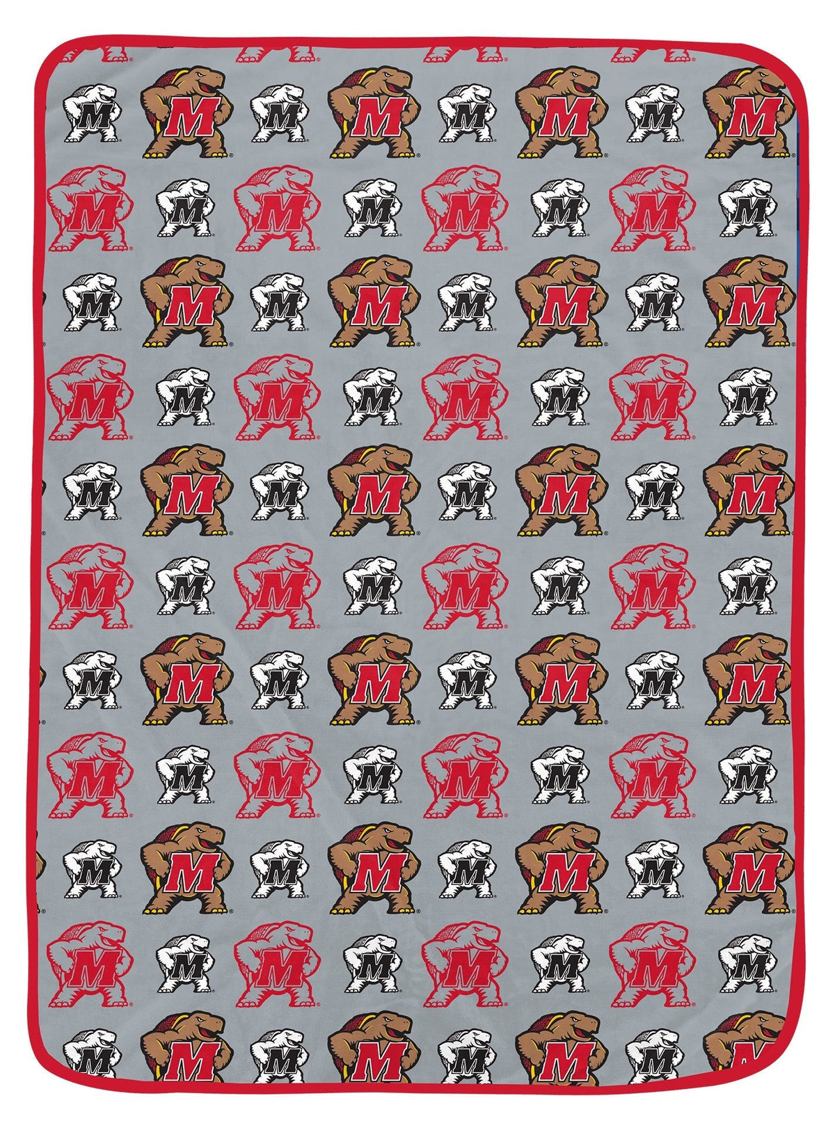 NCAA Repeating Logo Blanket