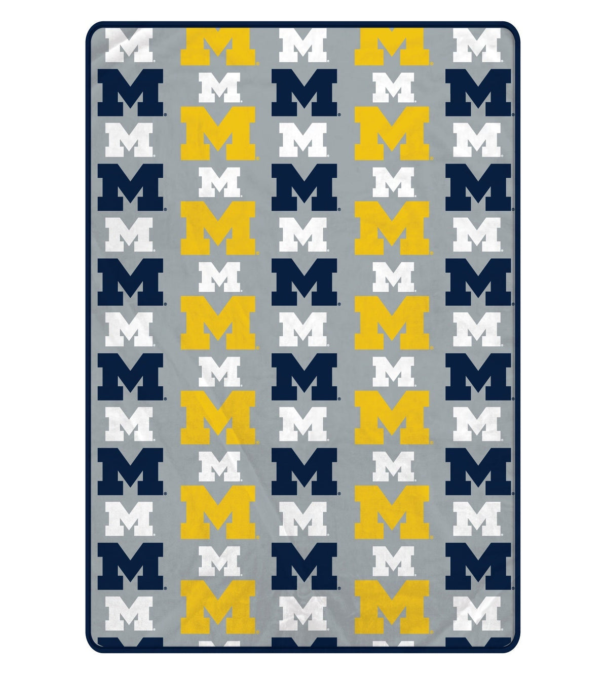 NCAA Repeating Logo Blanket