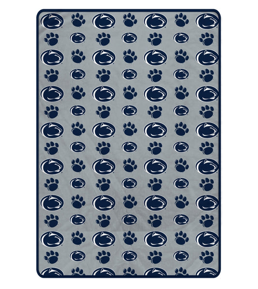 NCAA Repeating Logo Blanket