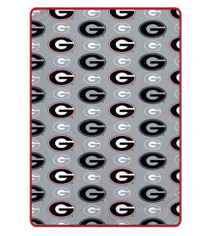 NCAA Repeating Logo Blanket