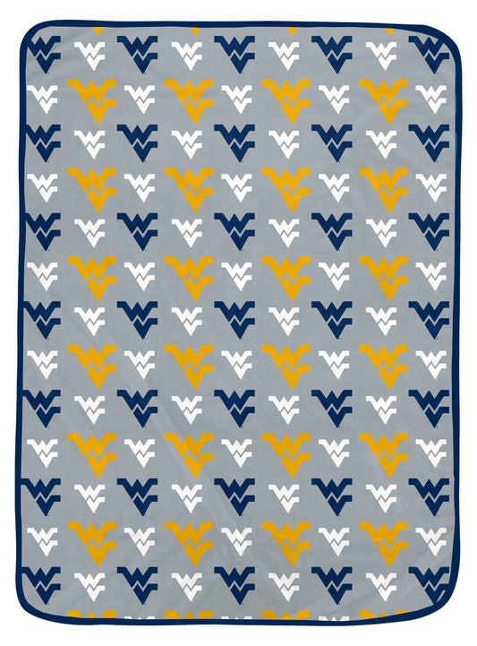 NCAA Repeating Logo Blanket