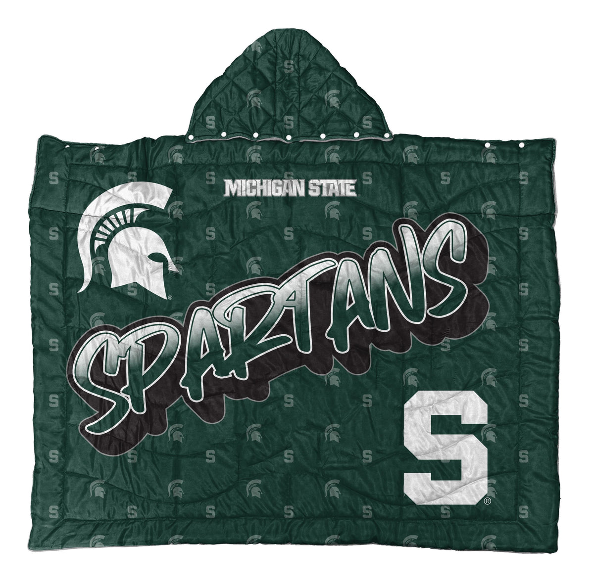 NCAA Hooded Cozy Cape Blanket