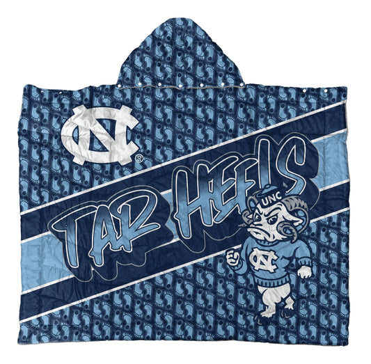 NCAA Hooded Cozy Cape Blanket