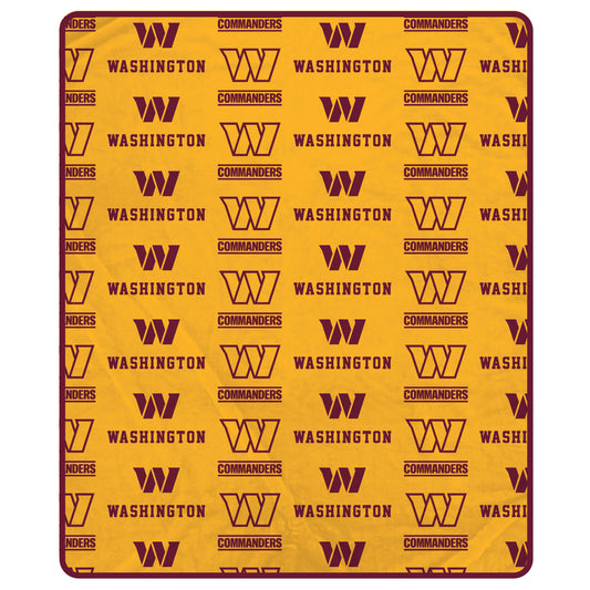 Washington Commanders NFL Team Logo Stadium Blanket 60x70