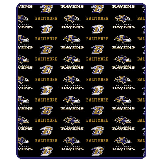 Baltimore Ravens NFL Team Logo Stadium Blanket 60x70