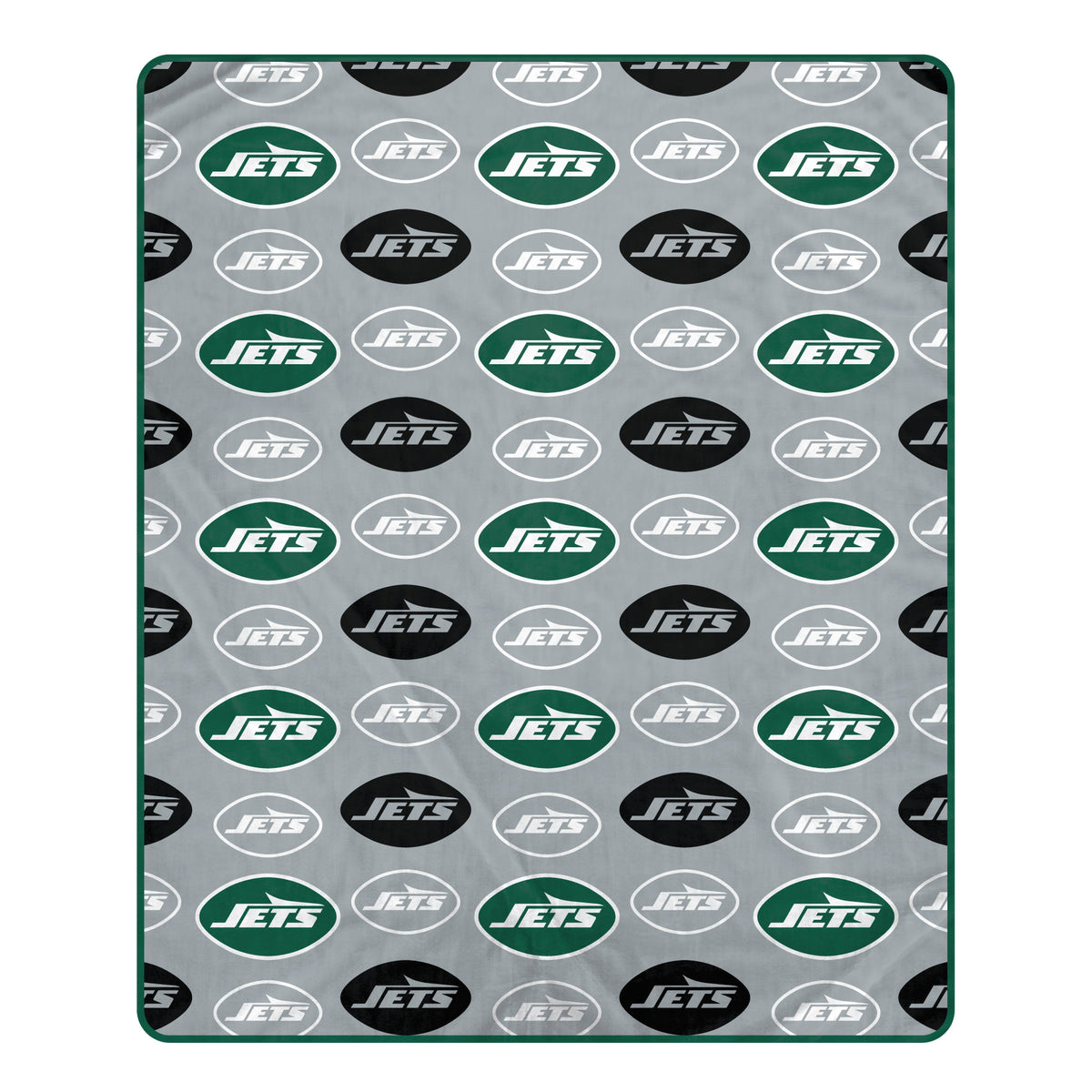 New York Jets NFL Team Signature Logo Throw 50x60