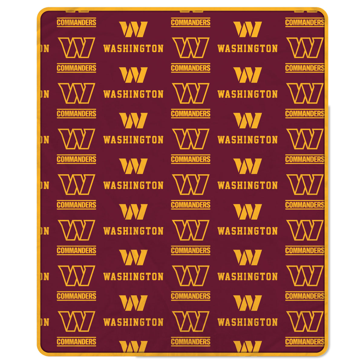 Washington Commanders NFL Team Logo Soft Blanket 60x70