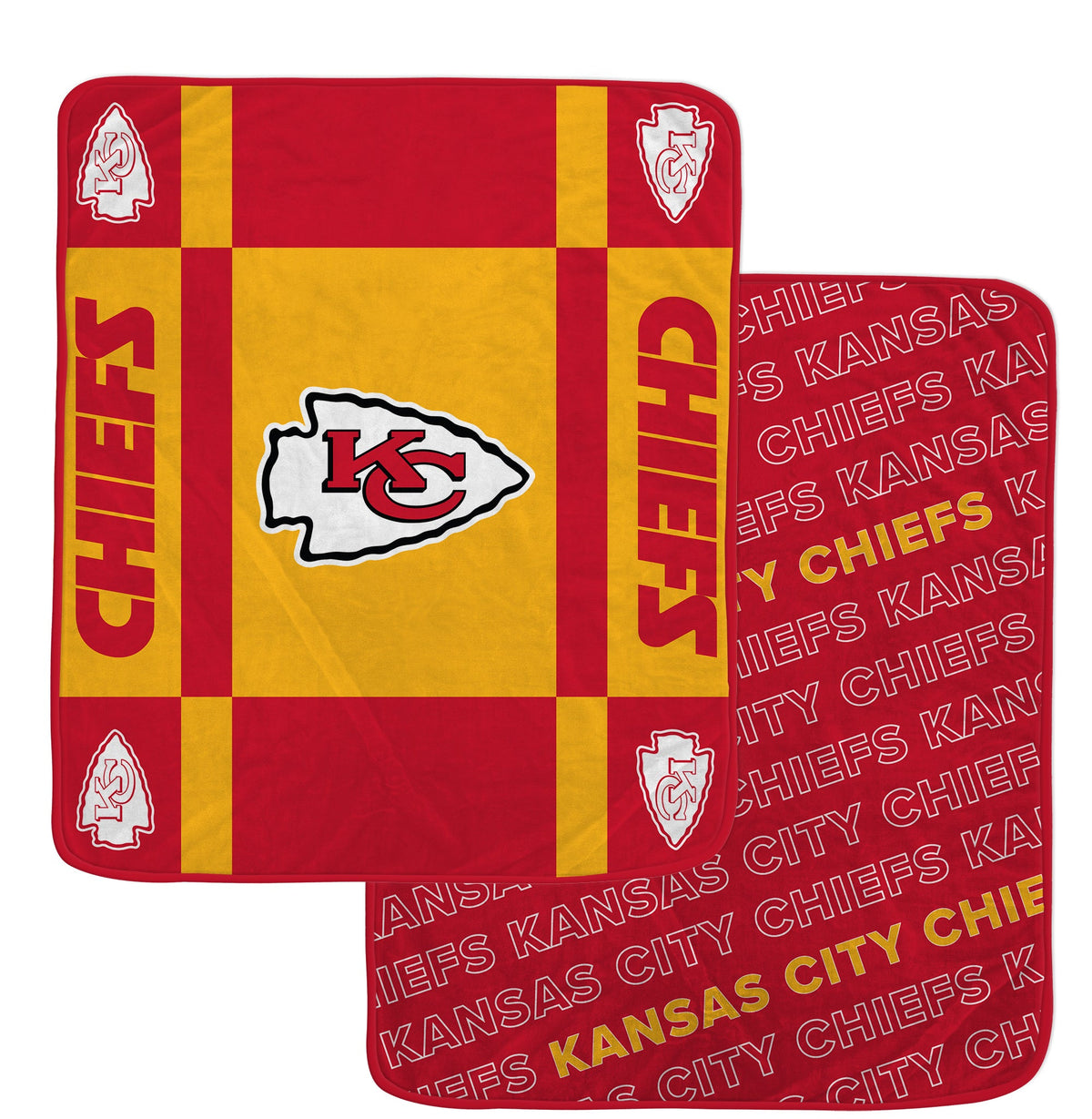 Kansas City Chiefs NFL Team Reversible Soft Throw 50x60