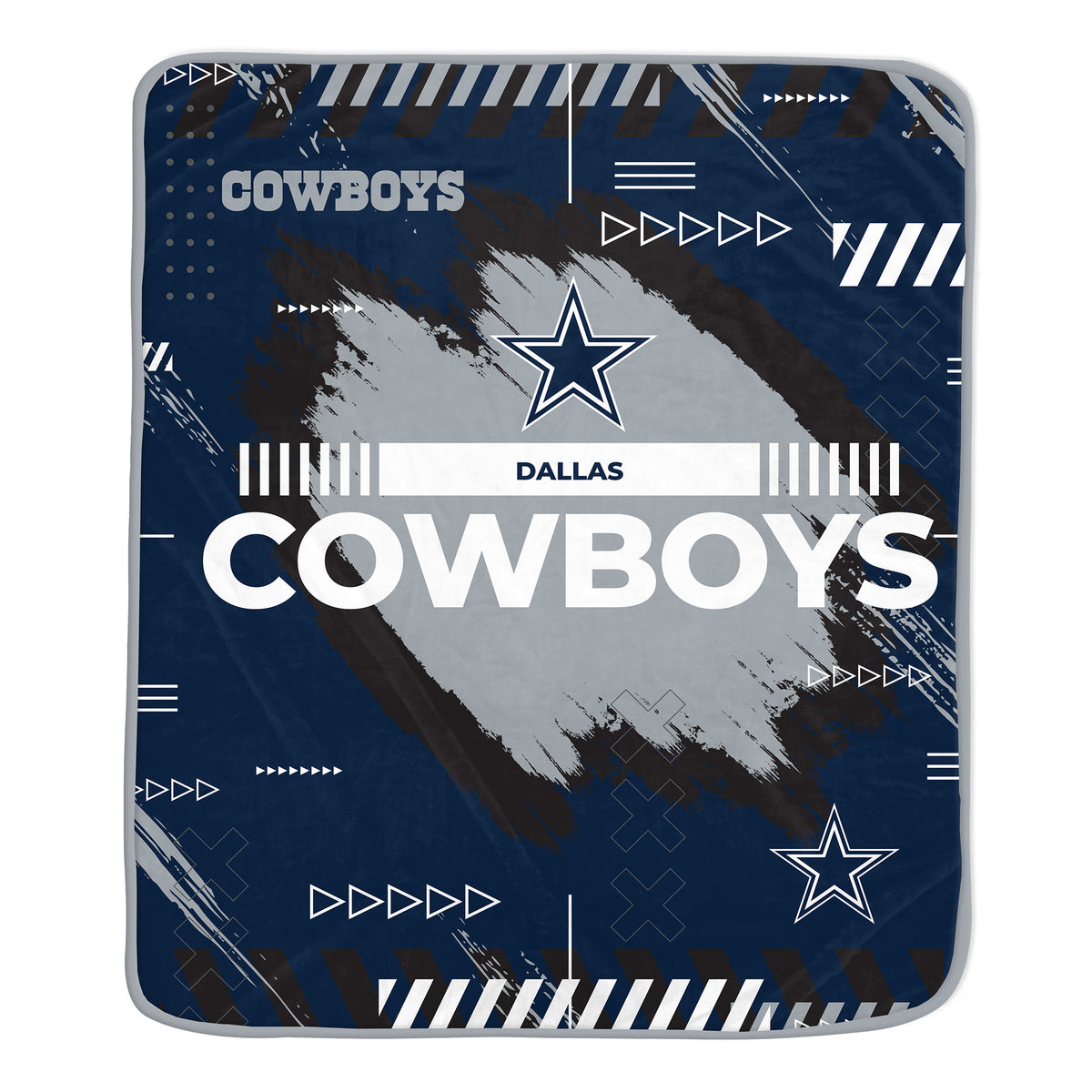 Dallas Cowboys NFL Team Modern Logo Blanket 60x72