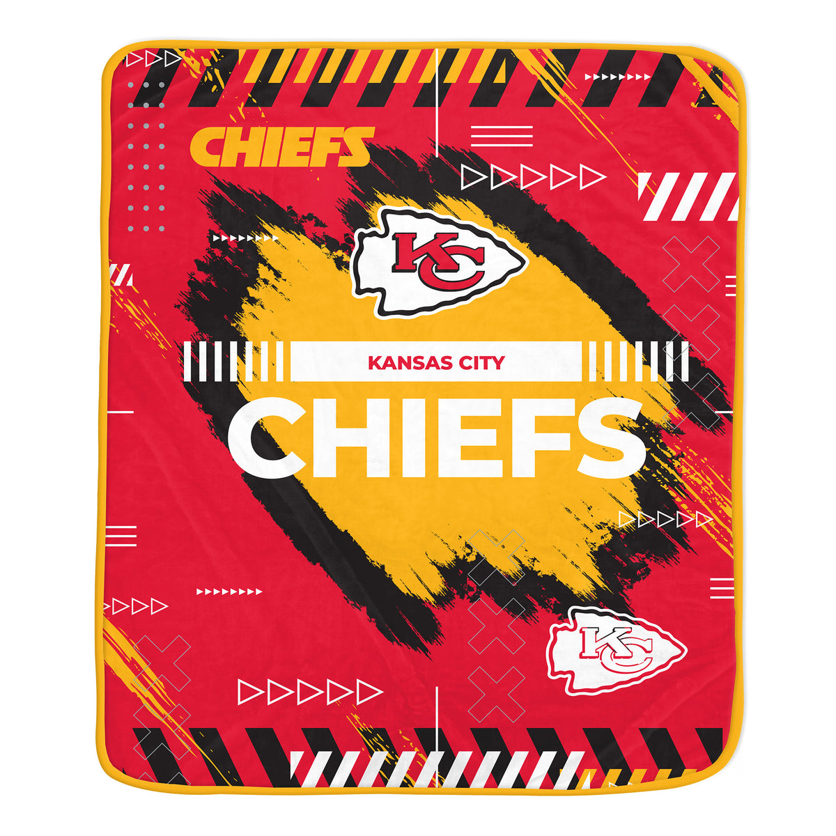 Kansas City Chiefs NFL Team Modern Logo Blanket 60x72
