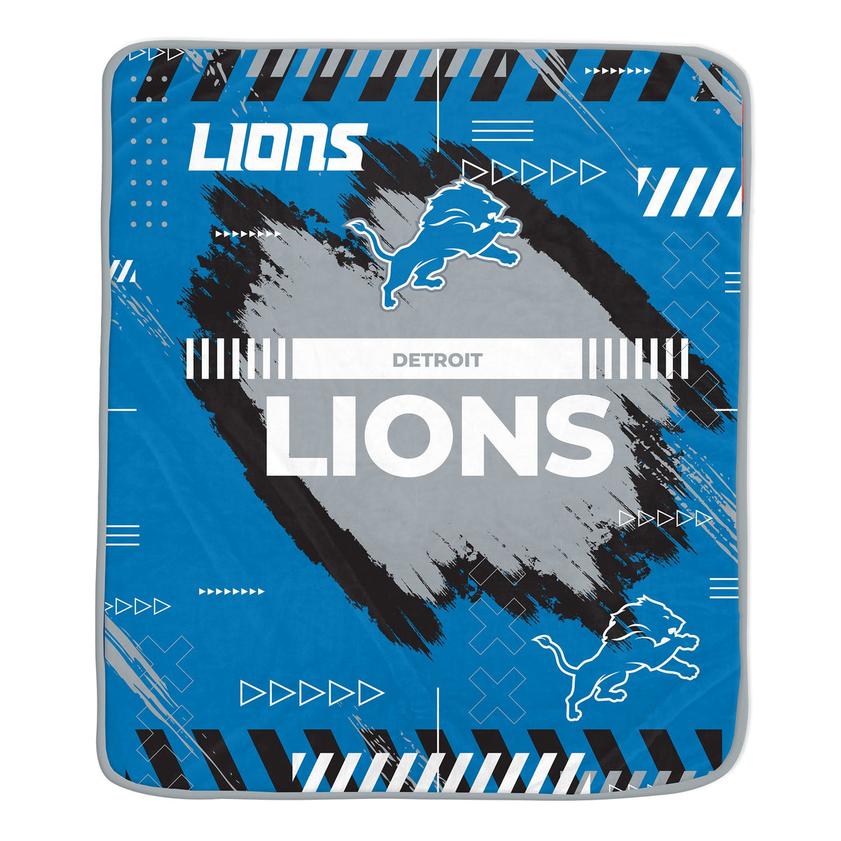Detroit Lions NFL Team Modern Logo Blanket 60x72