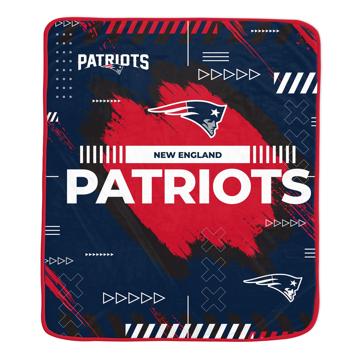 New England Patriots NFL Team Modern Logo Blanket 60x72