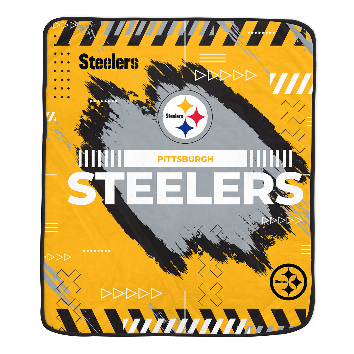 Pittsburgh Steelers NFL Team Modern Logo Blanket 60x72