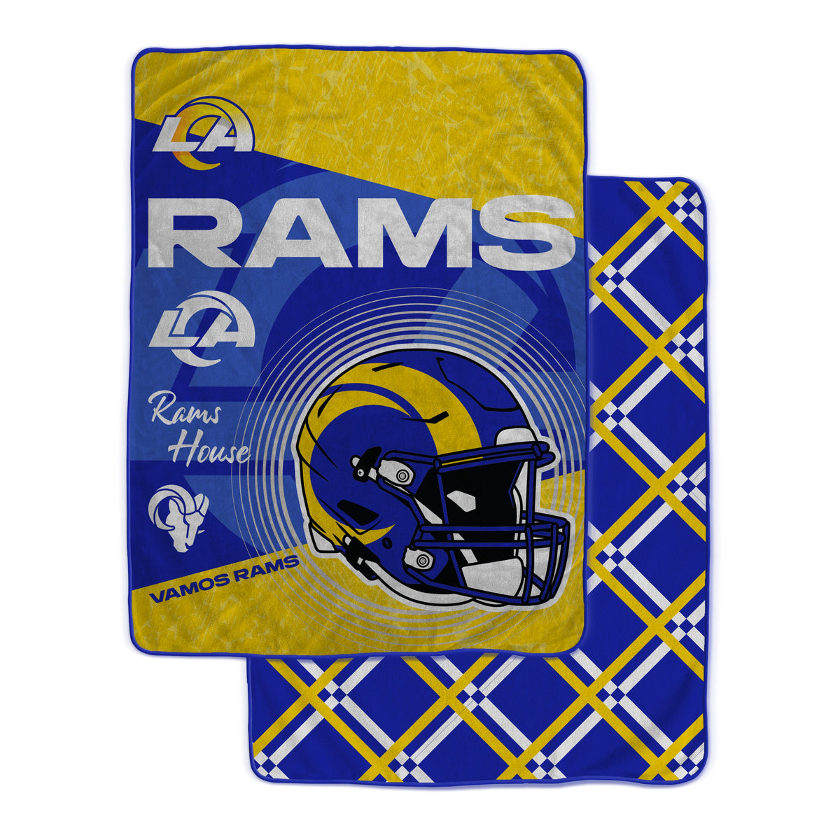 Los Angeles Rams NFL Team Helmet Fleece Blanket 60x80
