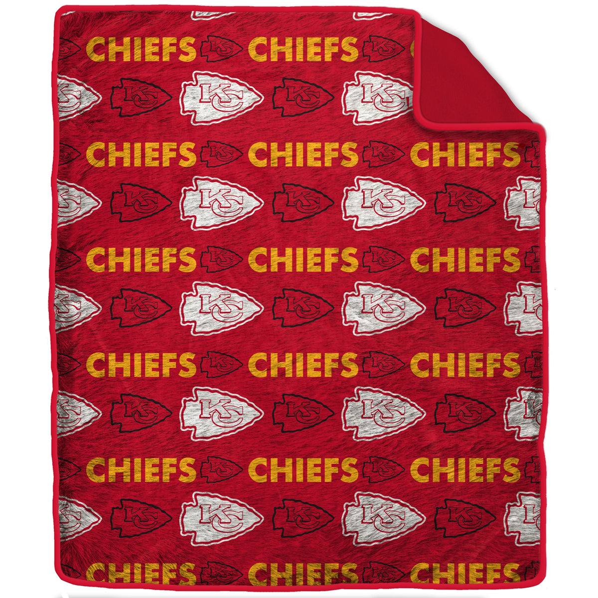Kansas City Chiefs NFL Team Logo Ultra Plush Blanket 60x70