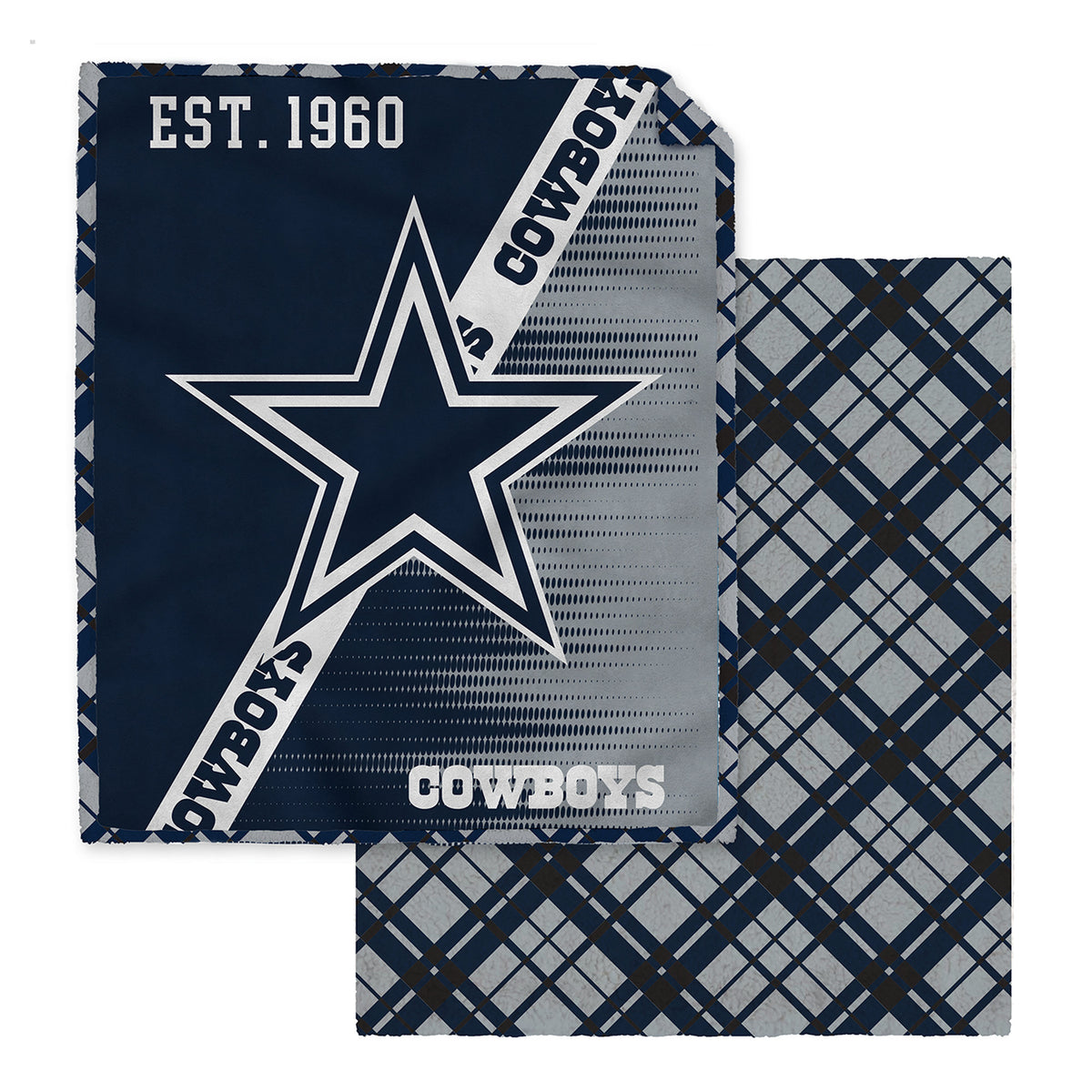 Dallas Cowboys NFL Team Heritage Soft Blanket 60x80