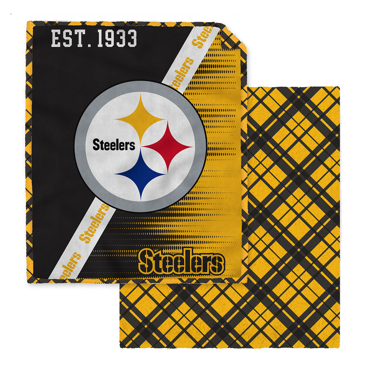 Pittsburgh Steelers NFL Team Heritage Soft Blanket 60x80