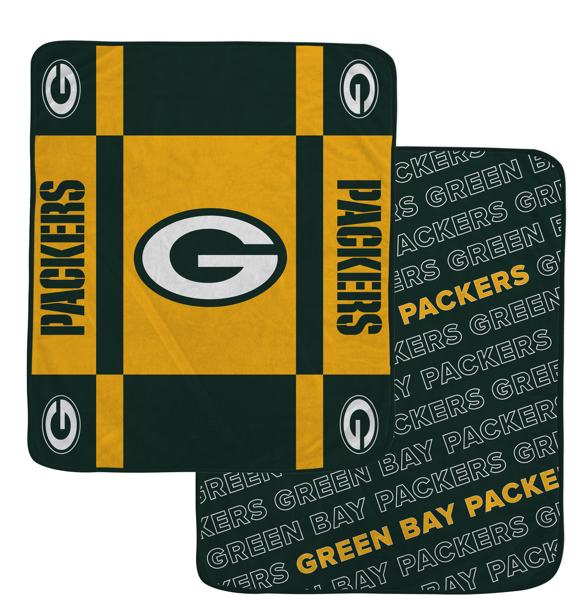 Green Bay Packers NFL Team Reversible Soft Blanket 60x70