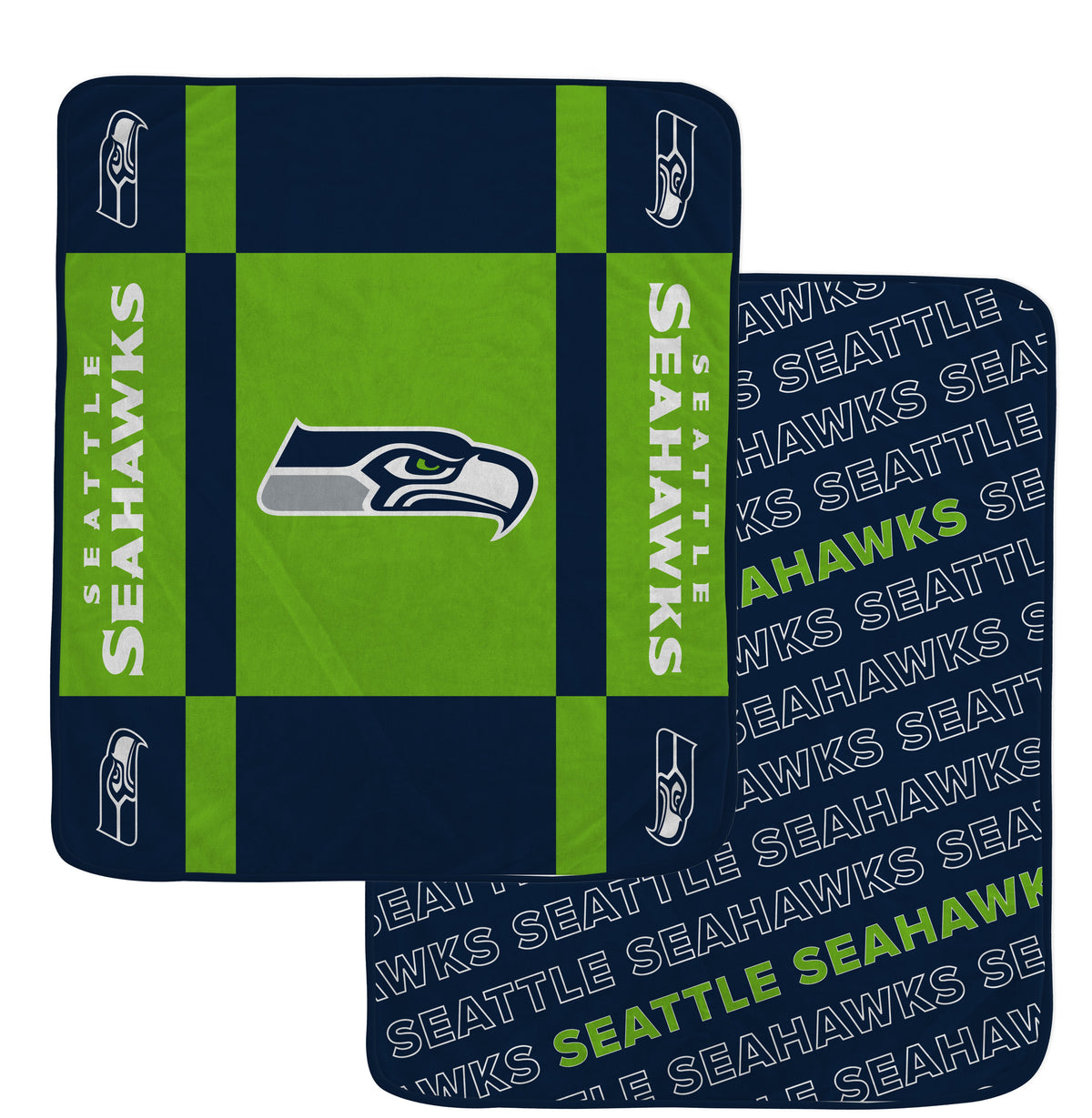 Seattle Seahawks NFL Team Reversible Soft Blanket 60x70