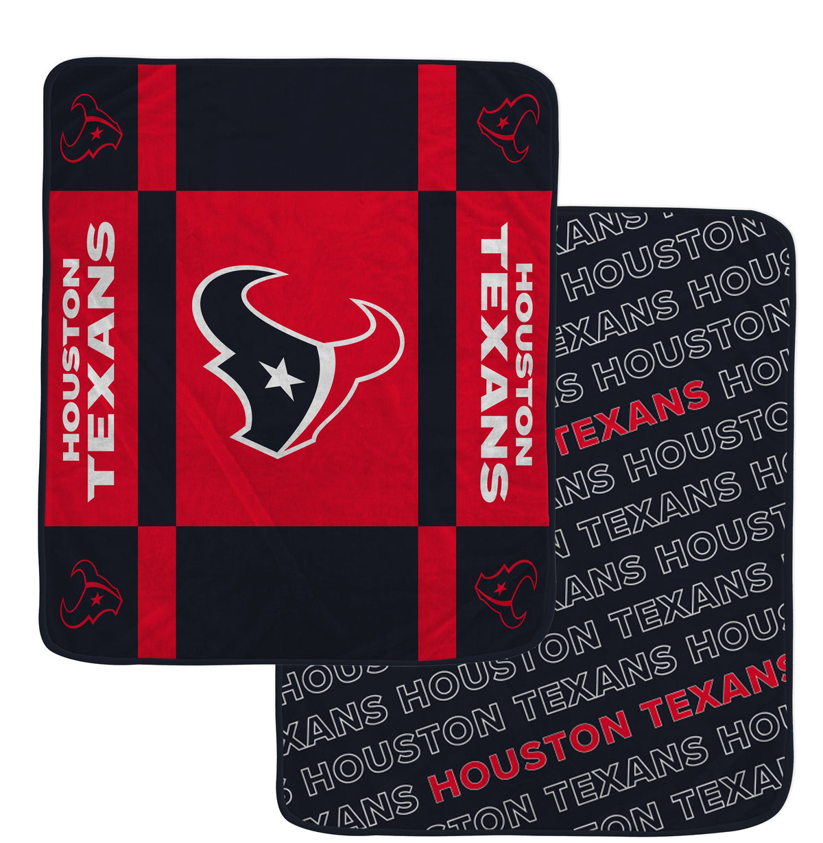 Houston Texans NFL Team Reversible Soft Blanket 60x70