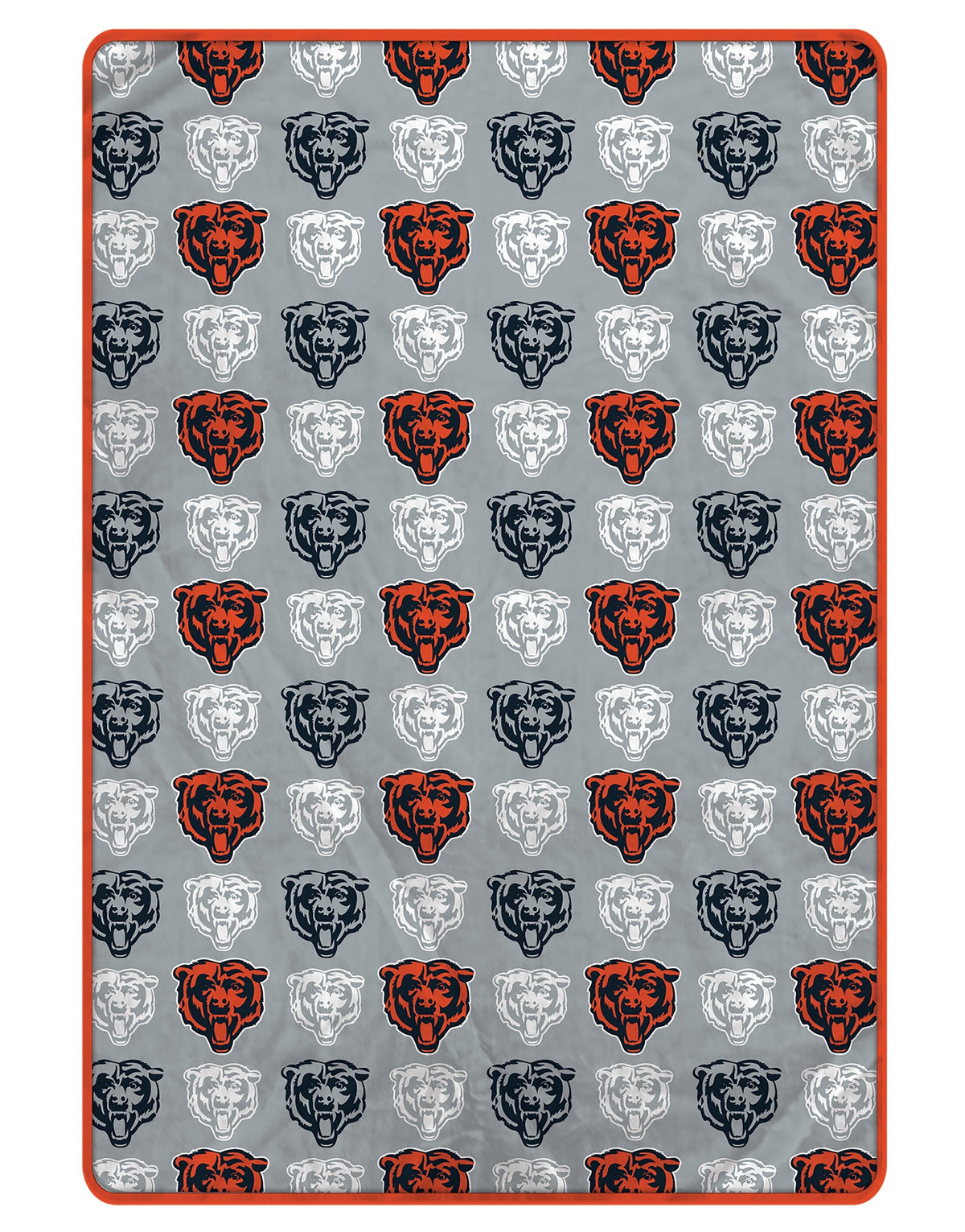 Chicago Bears NFL Team Logomania XL Blanket 66x95