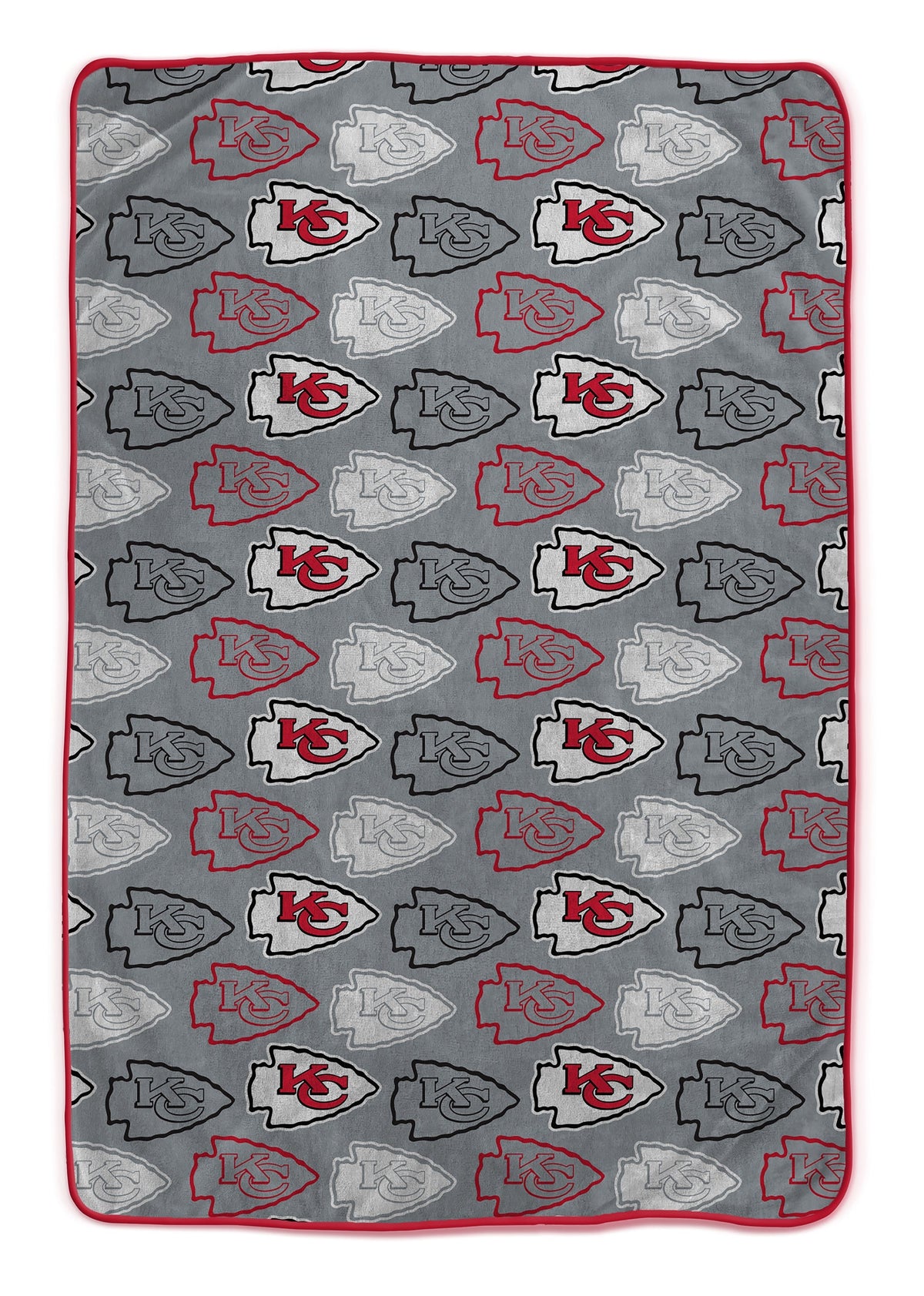 Kansas City Chiefs NFL Team Logomania XL Blanket 66x95