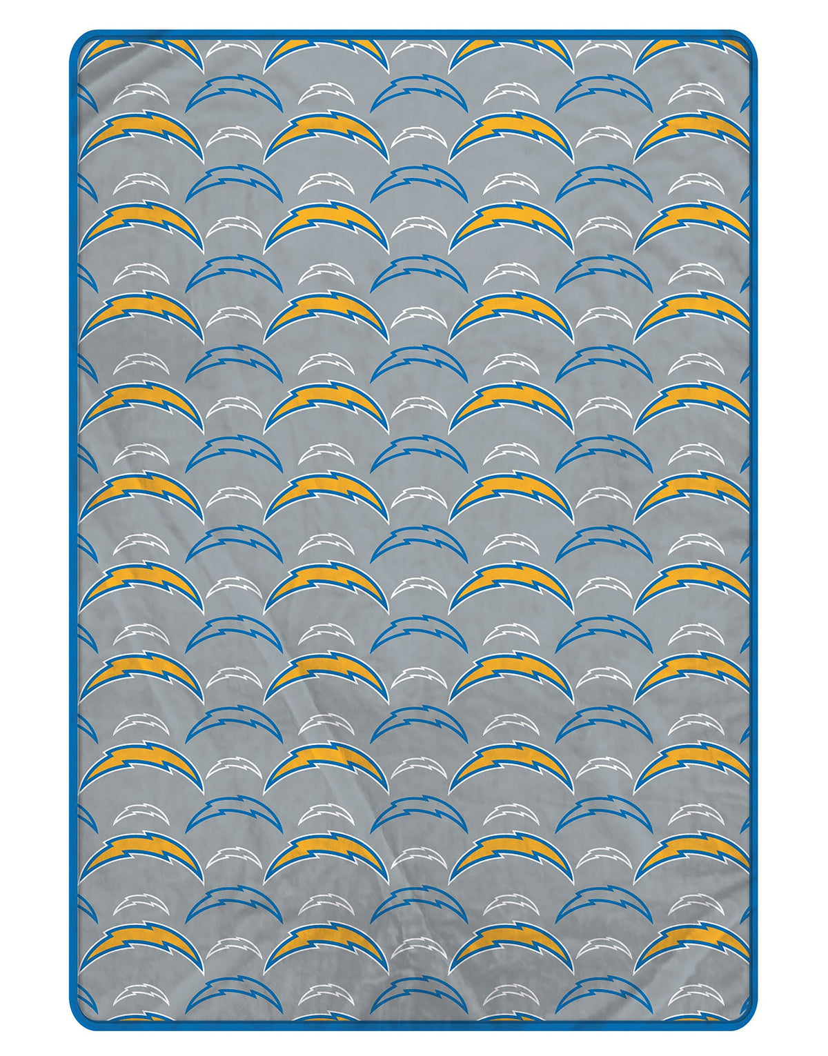 Los Angeles Chargers NFL Team Logomania XL Blanket 66x95