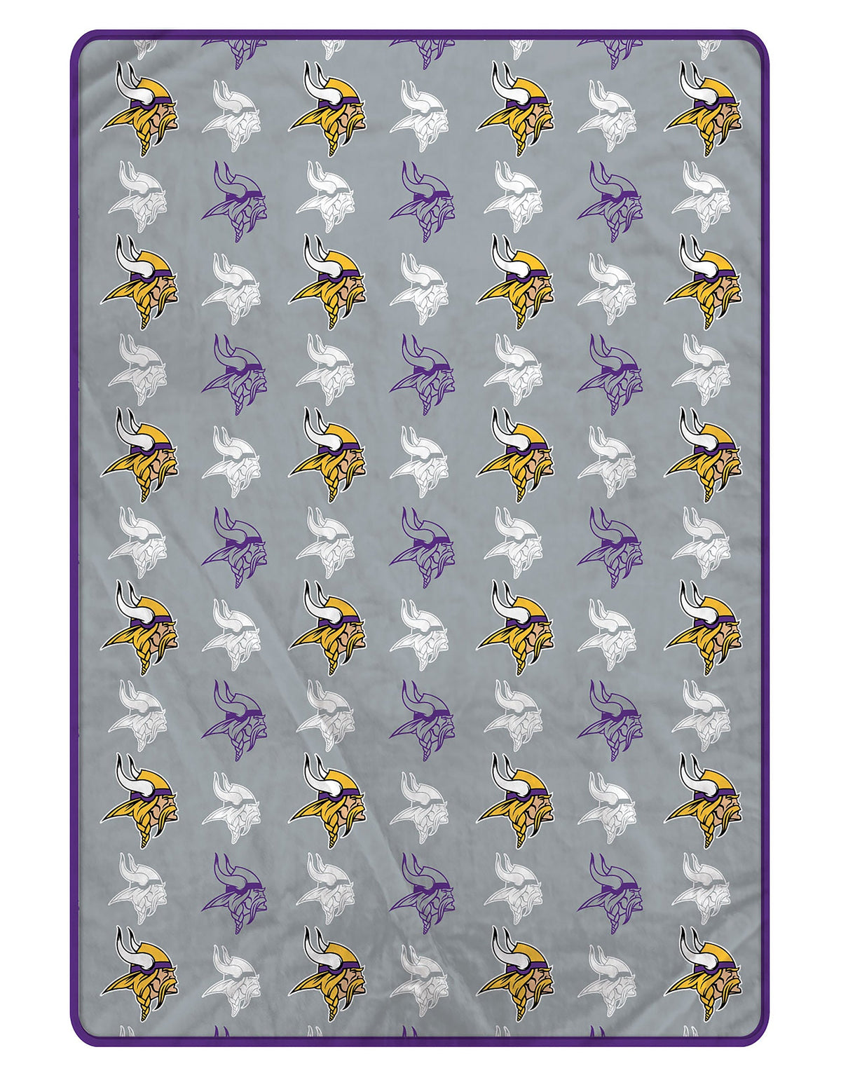 Minnesota Vikings NFL Team Logomania XL Blanket 66x95
