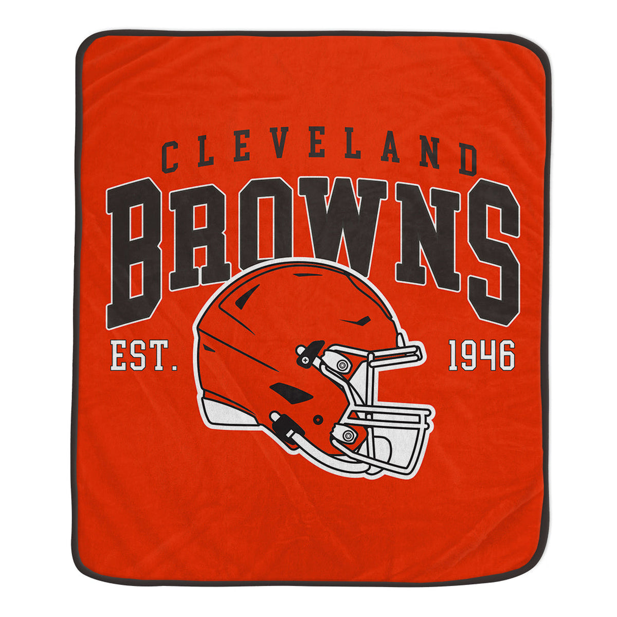 Cleveland Browns NFL Team Vintage Helmet Cozy Throw 50x60