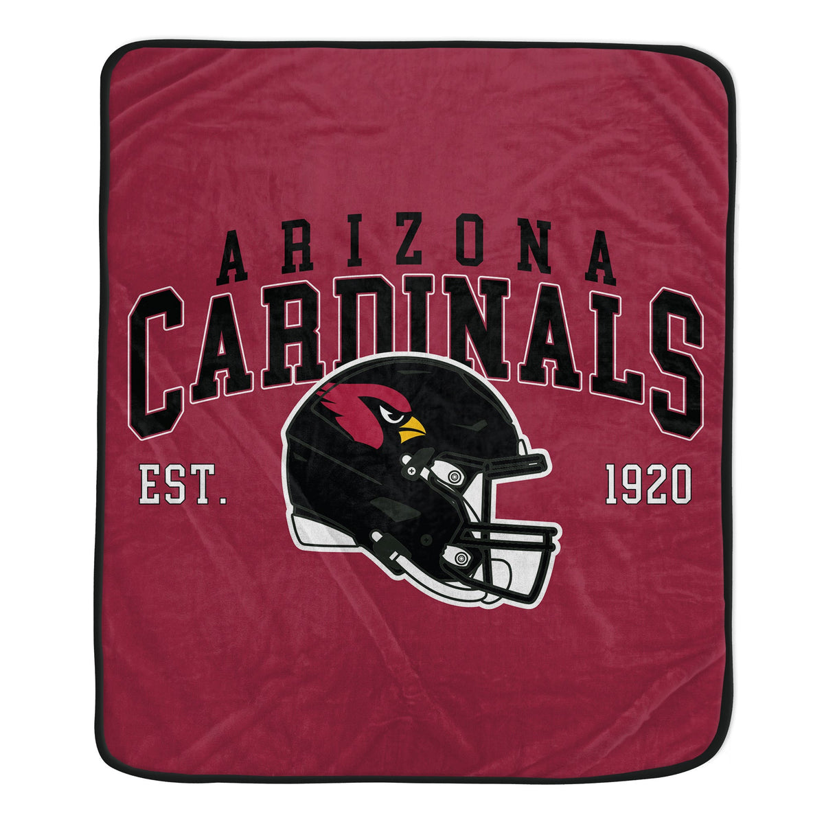 Arizona Cardinals NFL Team Vintage Helmet Cozy Throw 50x60