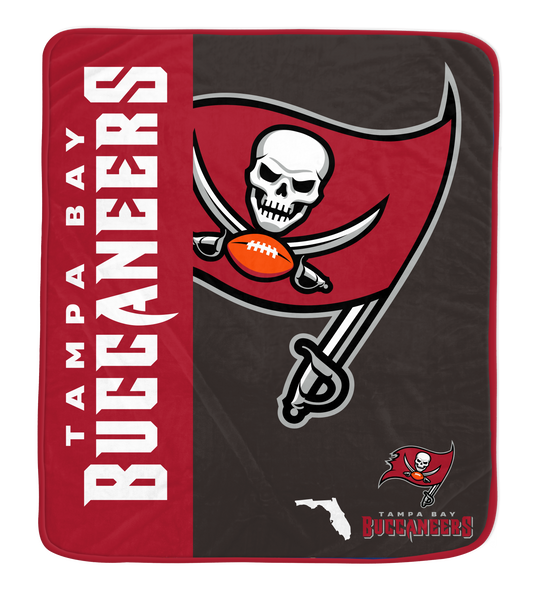 Tampa Bay Buccaneers NFL Team Logo Soft Throw 50x60