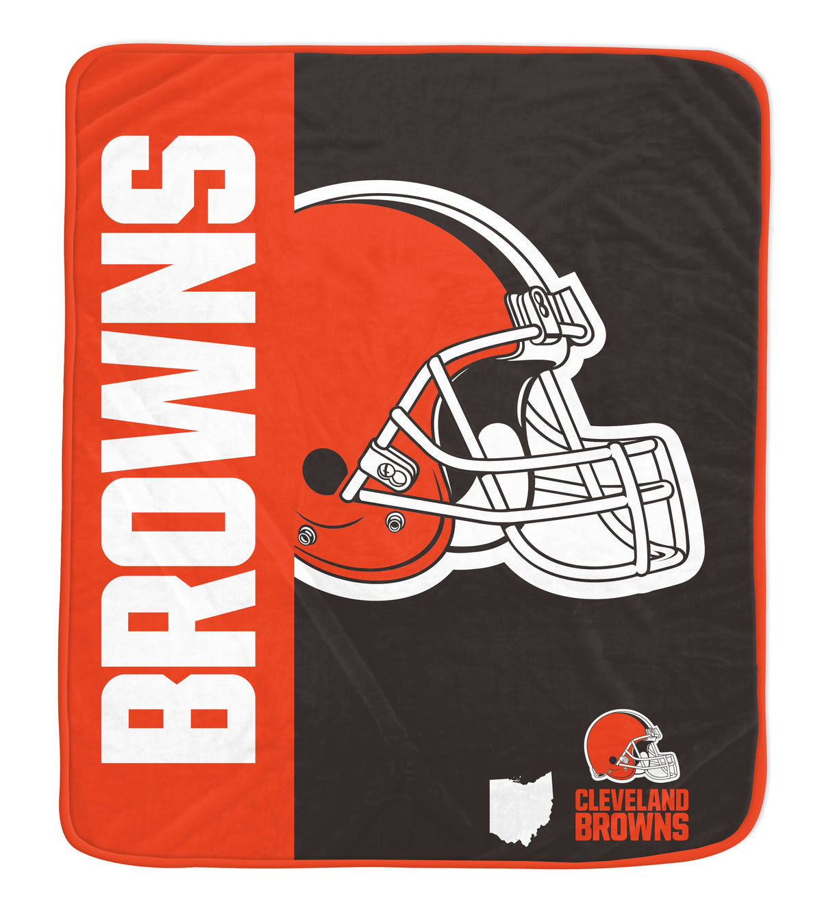 Cleveland Browns NFL Team Logo Soft Throw 50x60