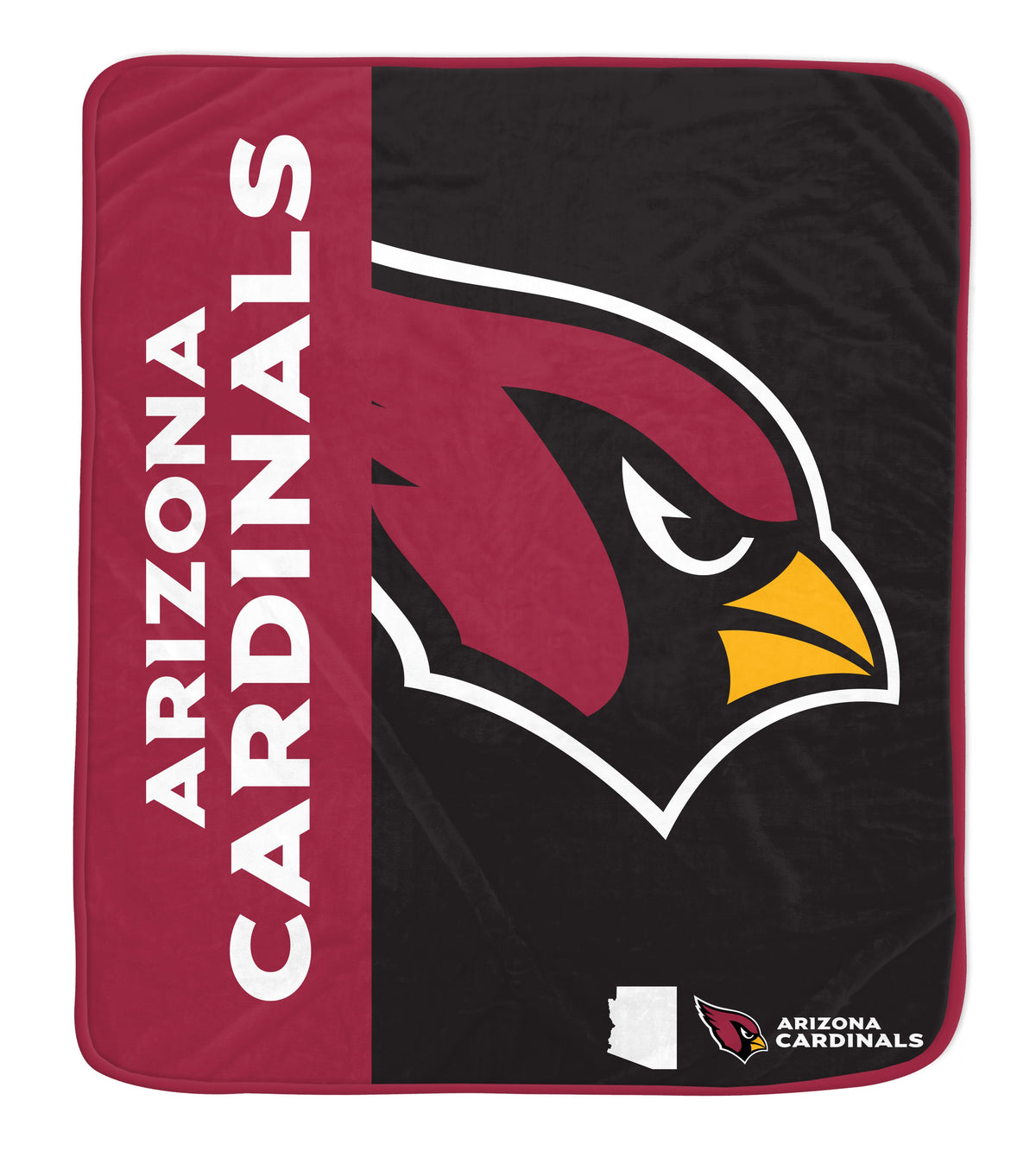 Arizona Cardinals NFL Team Logo Soft Throw 50x60