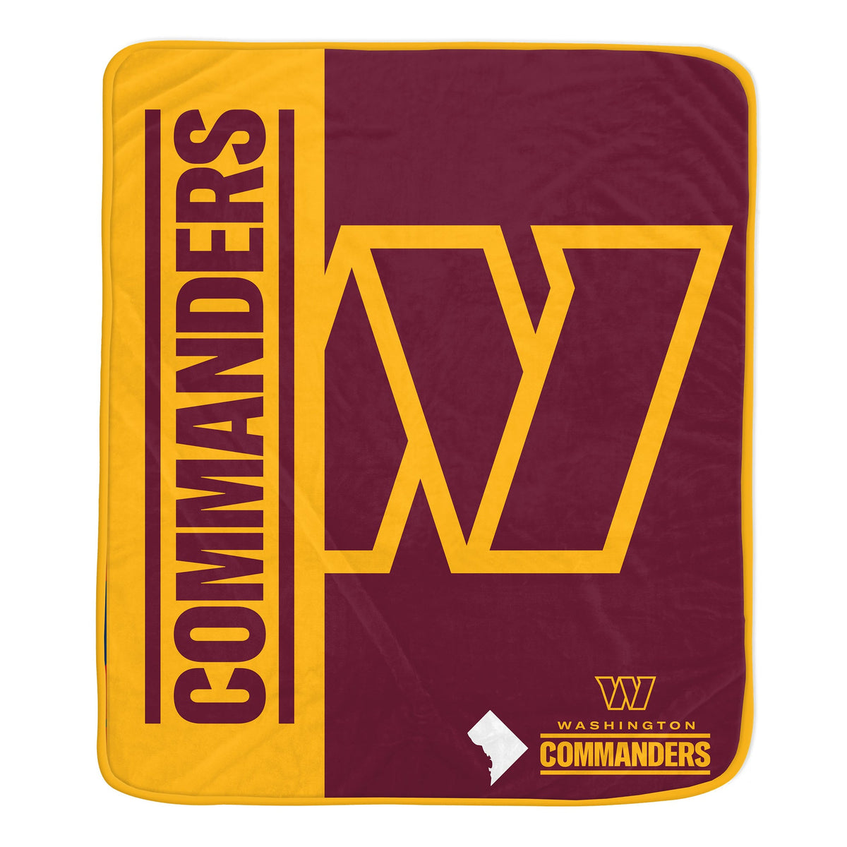 Washington Commanders NFL Team Logo Soft Throw 50x60