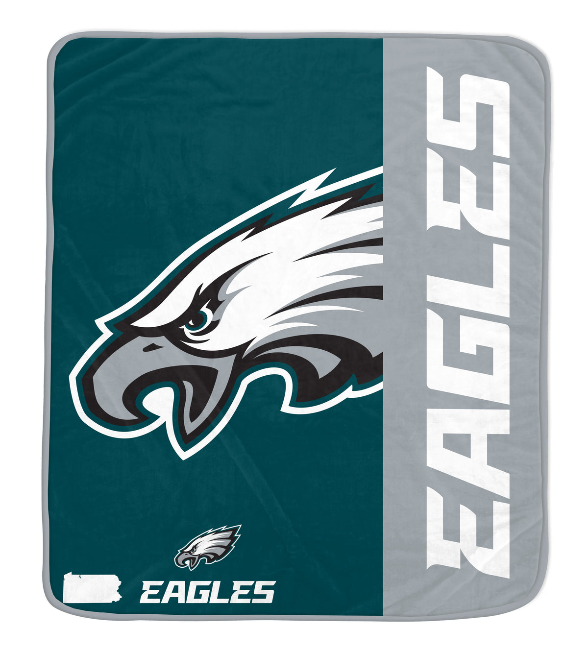 Philadelphia Eagles NFL Team Logo Soft Throw 50x60