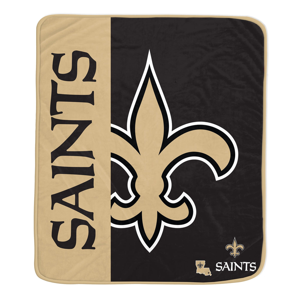 New Orleans Saints NFL Team Logo Soft Throw 50x60