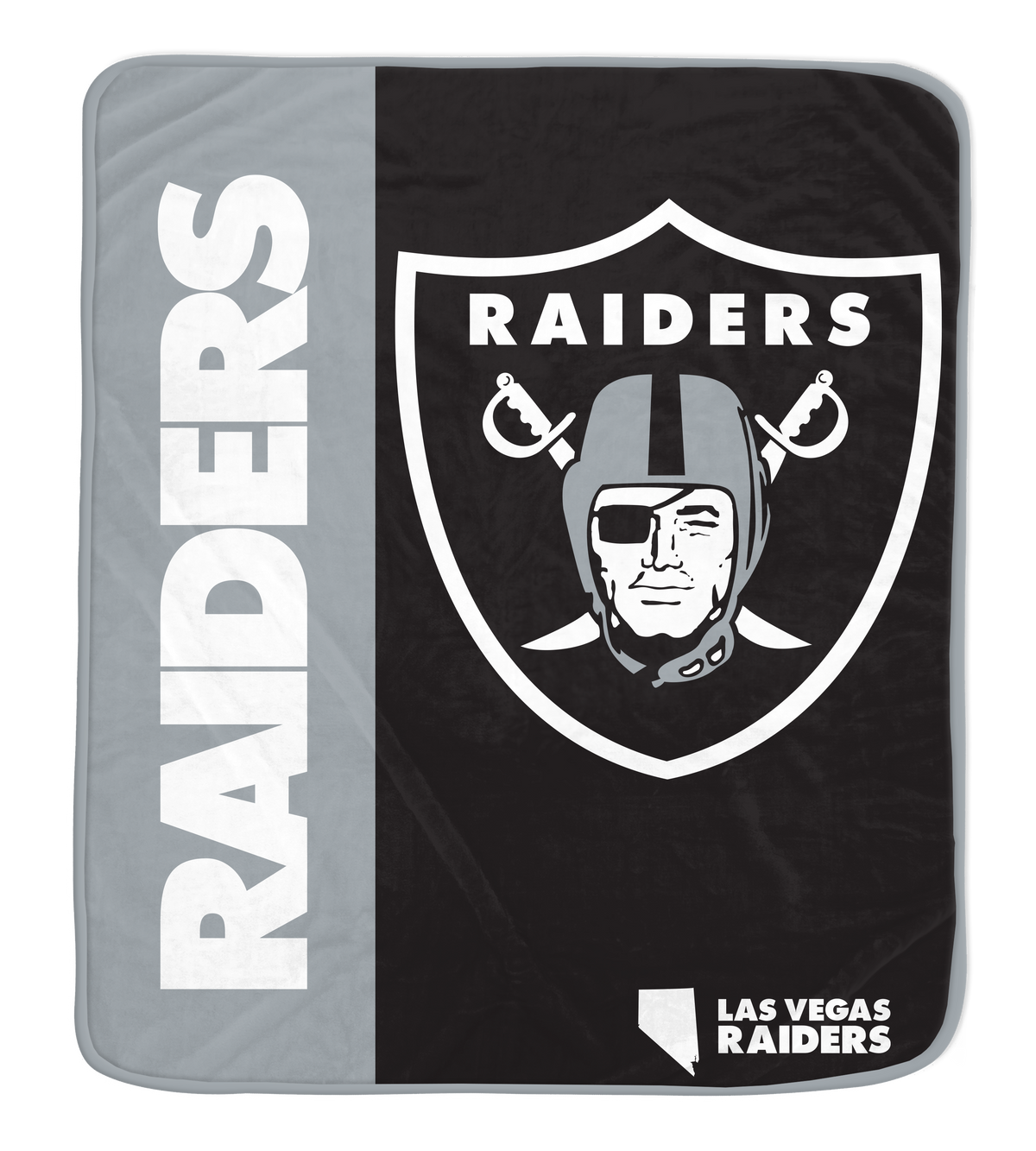 Las Vegas Raiders NFL Team Logo Soft Throw 50x60