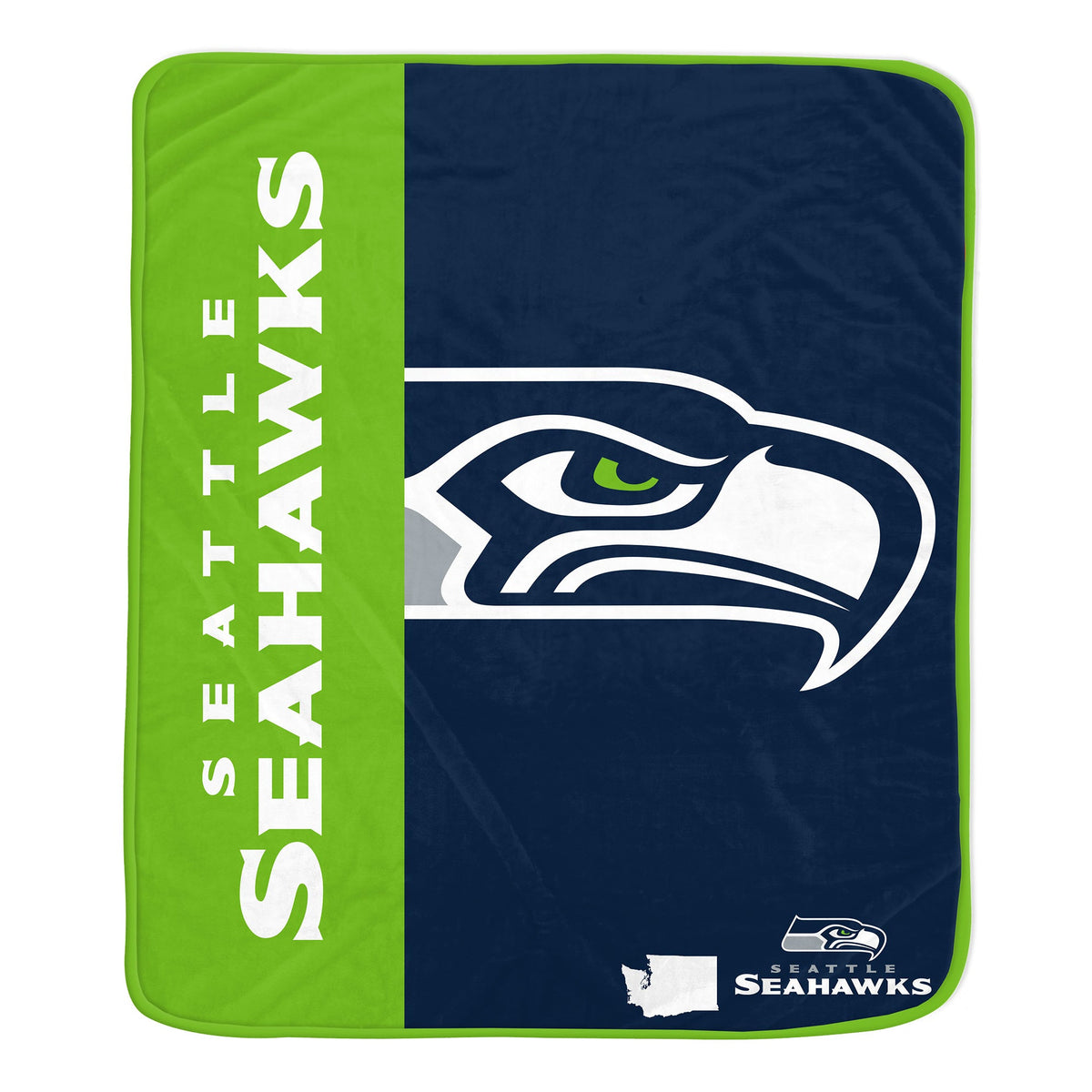 Seattle Seahawks NFL Team Logo Soft Throw 50x60