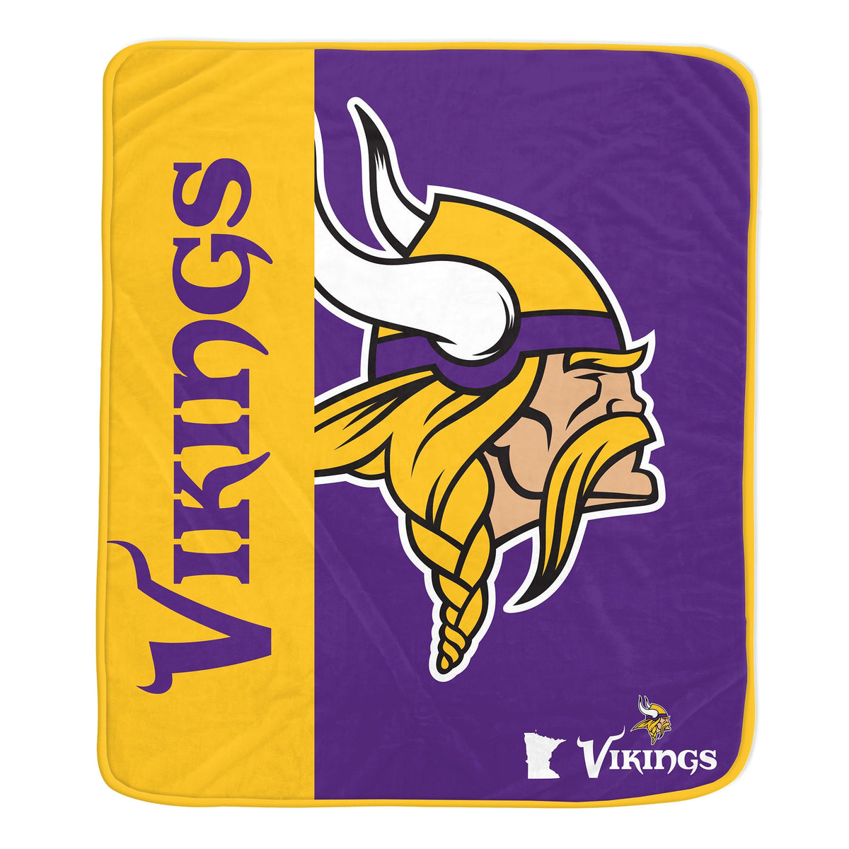 Minnesota Vikings NFL Team Logo Soft Throw 50x60