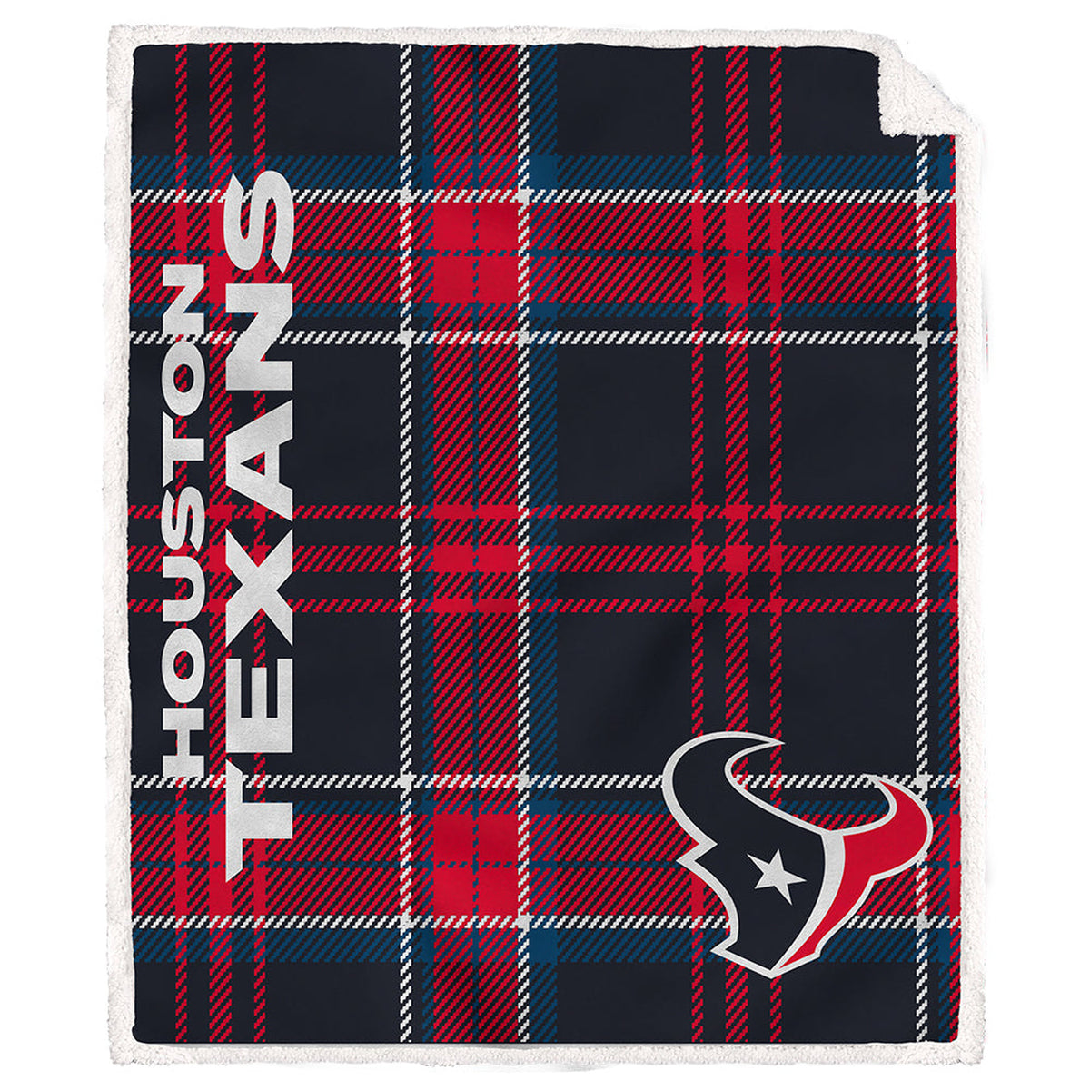 Houston Texans NFL Team Classic Plaid Throw 50x60