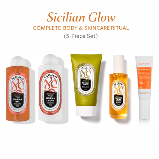 Sicilian Glow Complete Body & Skincare Ritual (5-Piece Set)