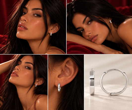 Love Hoop Earrings – 12mm