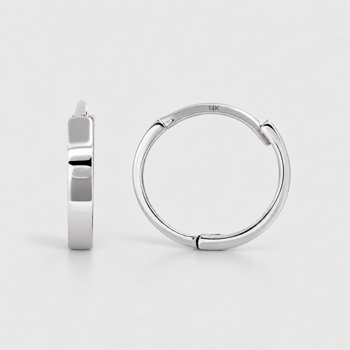 Love Hoop Earrings – 10mm