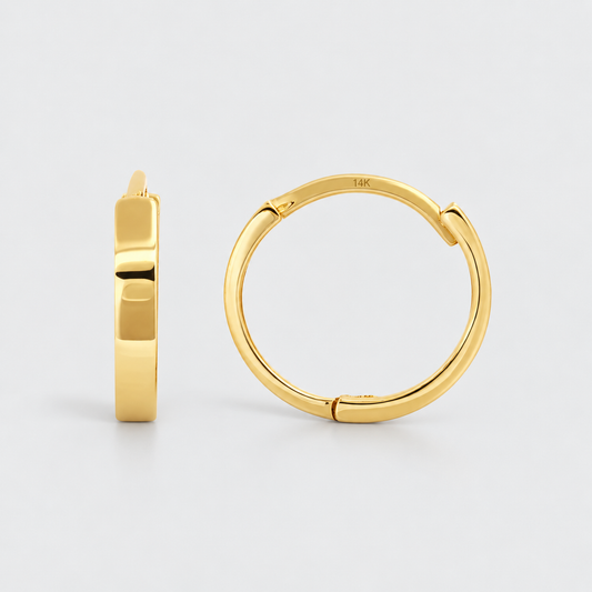 Love Hoop Earrings – 14mm