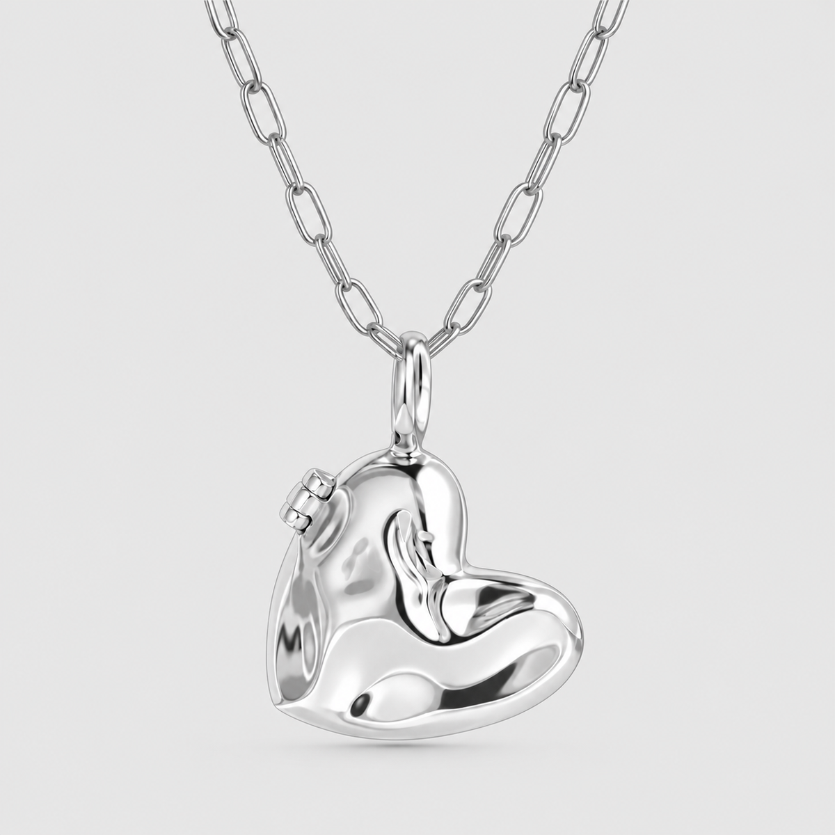 Love Heart Locket Necklace