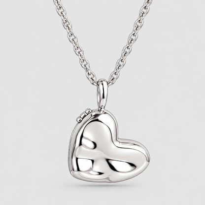 Love Petite Heart Locket Necklace